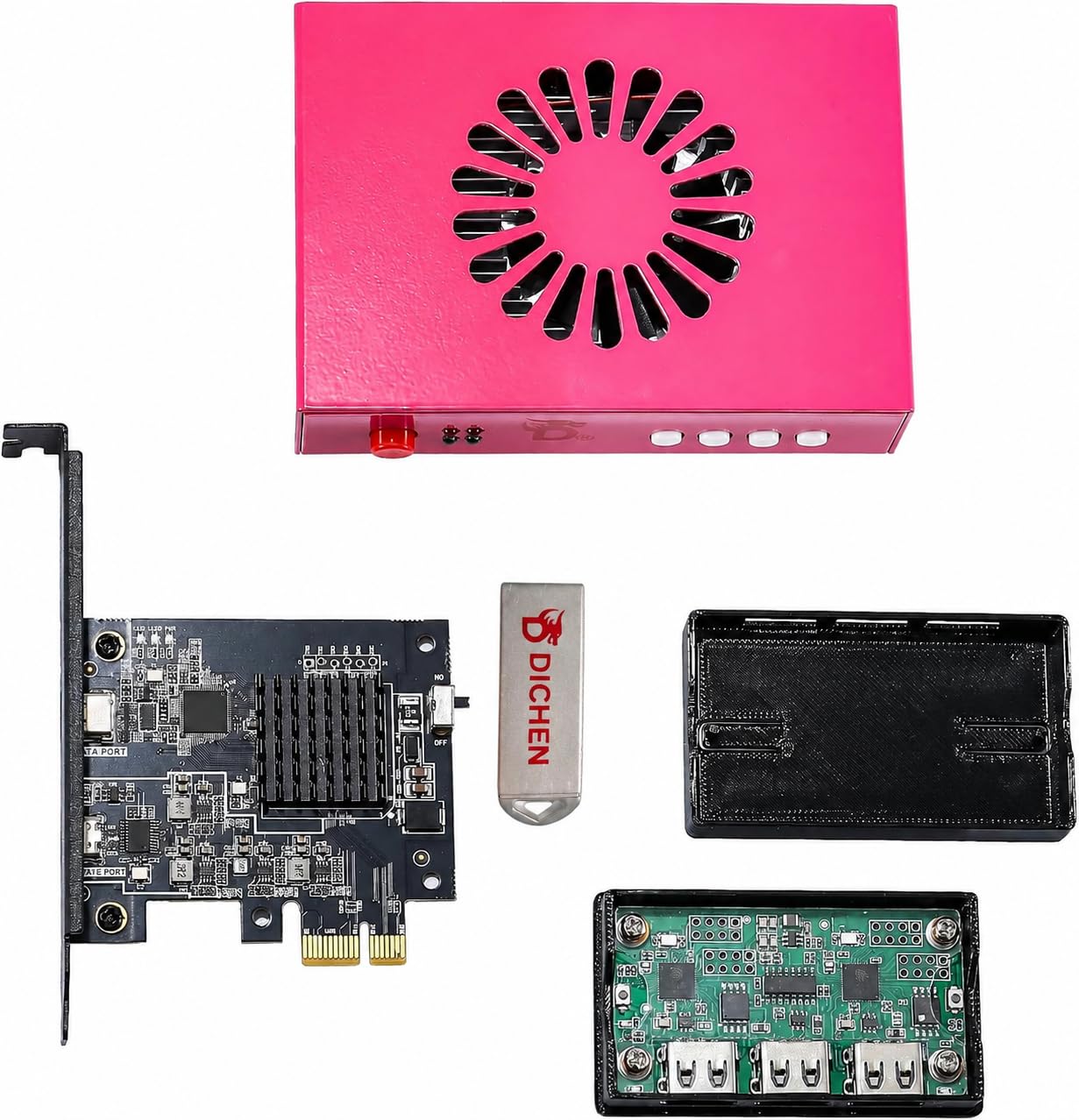 fpga カード (DMA)75T + 新品Fuser + KMBOX Amazon.com: D DICHEN DMA Hardware Bundle, 75T FPGA PCIe x1 Card