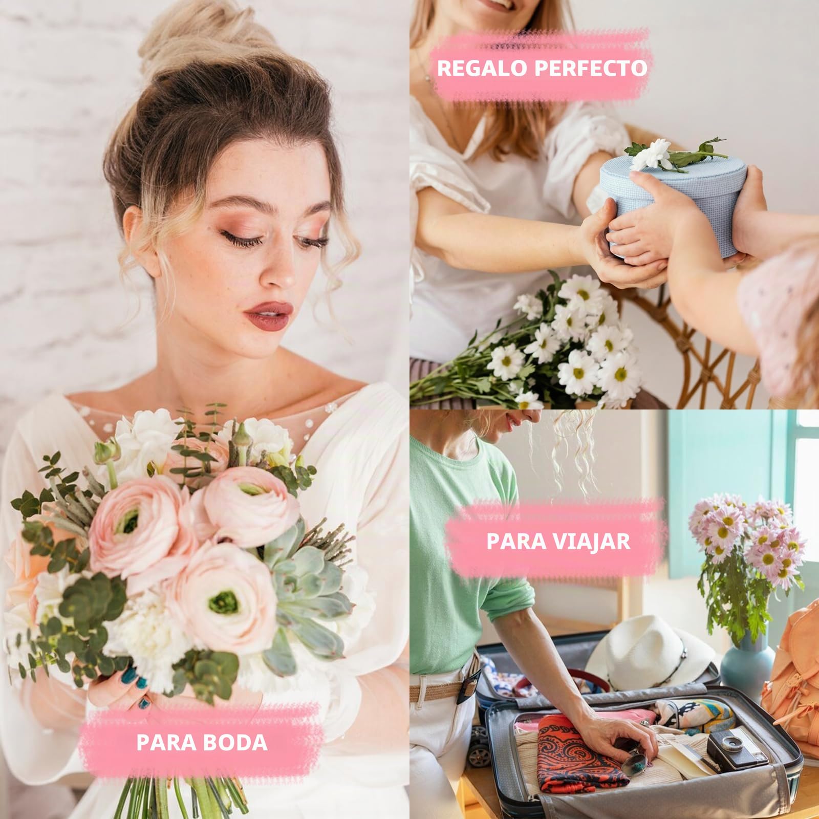 AOLRNALI Kit de emergencia nupcial para el día de la boda, juego de supervivencia esencial para la novia del equipo, kit de viaje imprescindible de más de 30 elementos esenciales con bolsa de