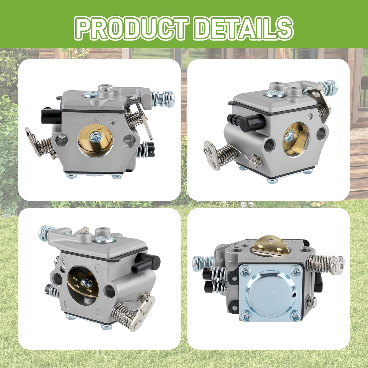 MS170 MS180 Carburetor Carb Fit for Stihl MS170 MS170C 017 018 MS180 MS180C Chainsaw with Air Filter and Spark Plug Replaces Stihl 11301200603 ZAMA C1Q-S57 C1Q-S57A