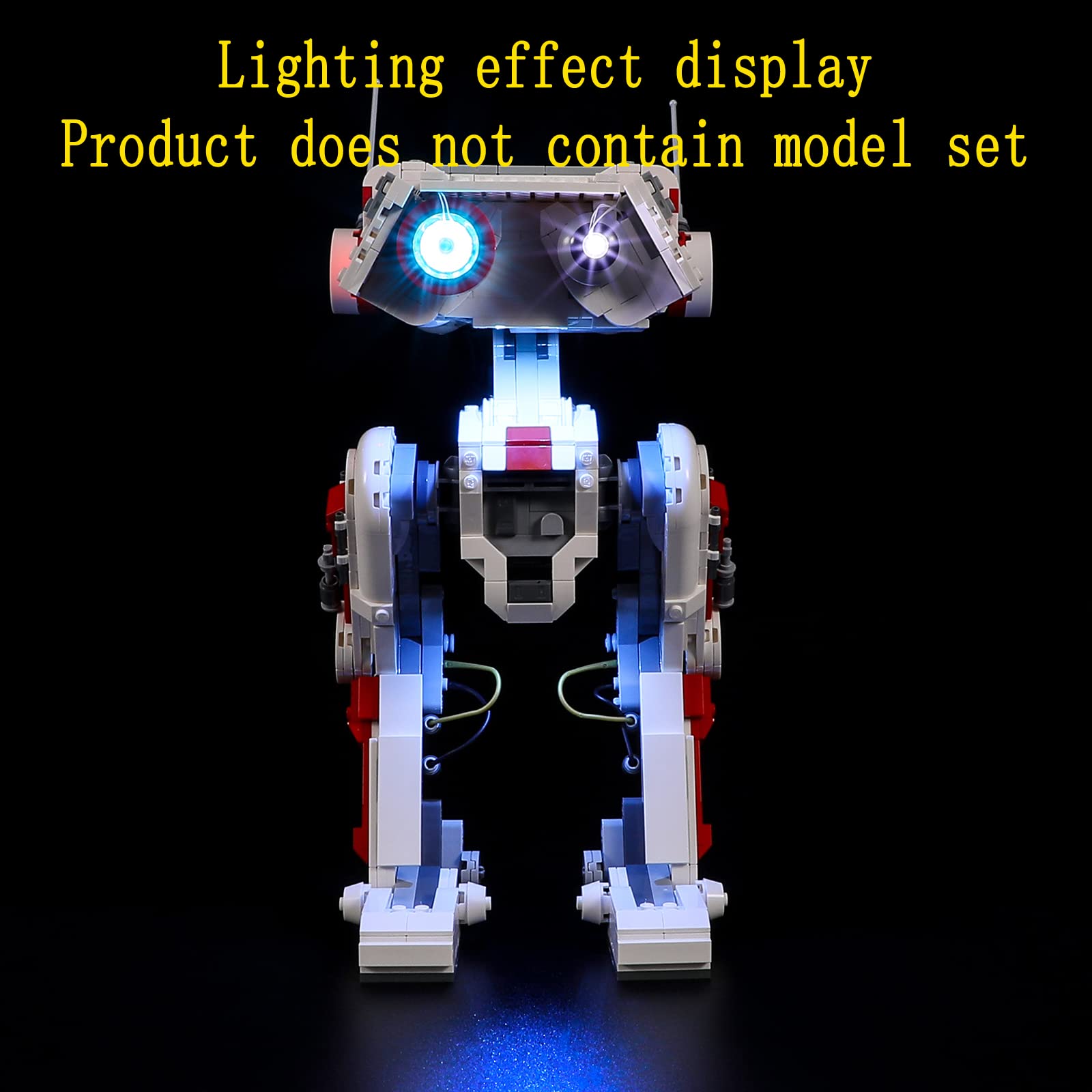 GEAMENT Oświetlenie LED Kompatybilne z LEGO BD-1™ 75335 Model do Składania Klocków (Zestaw Modeli Niezawarty)