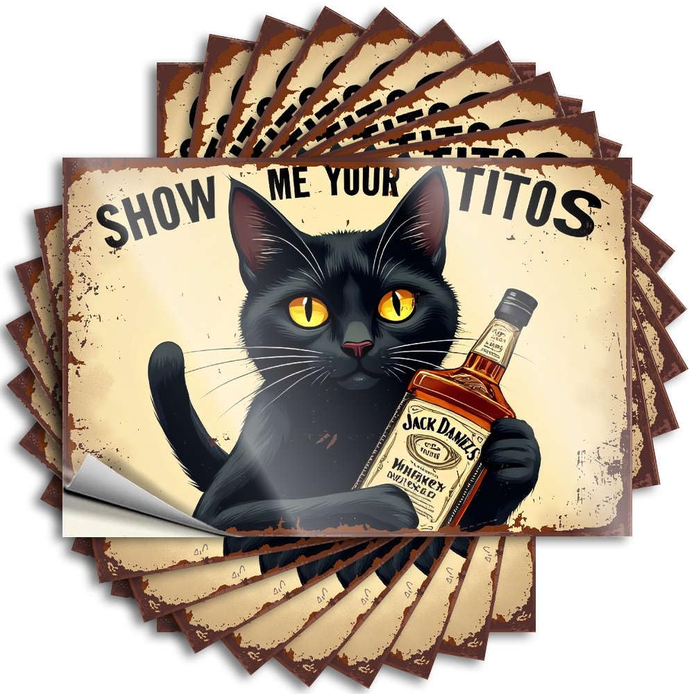 Mimosa Bumper Decals | Show Me Your Titos. Bookish for Essentials Decor(8X12CM)