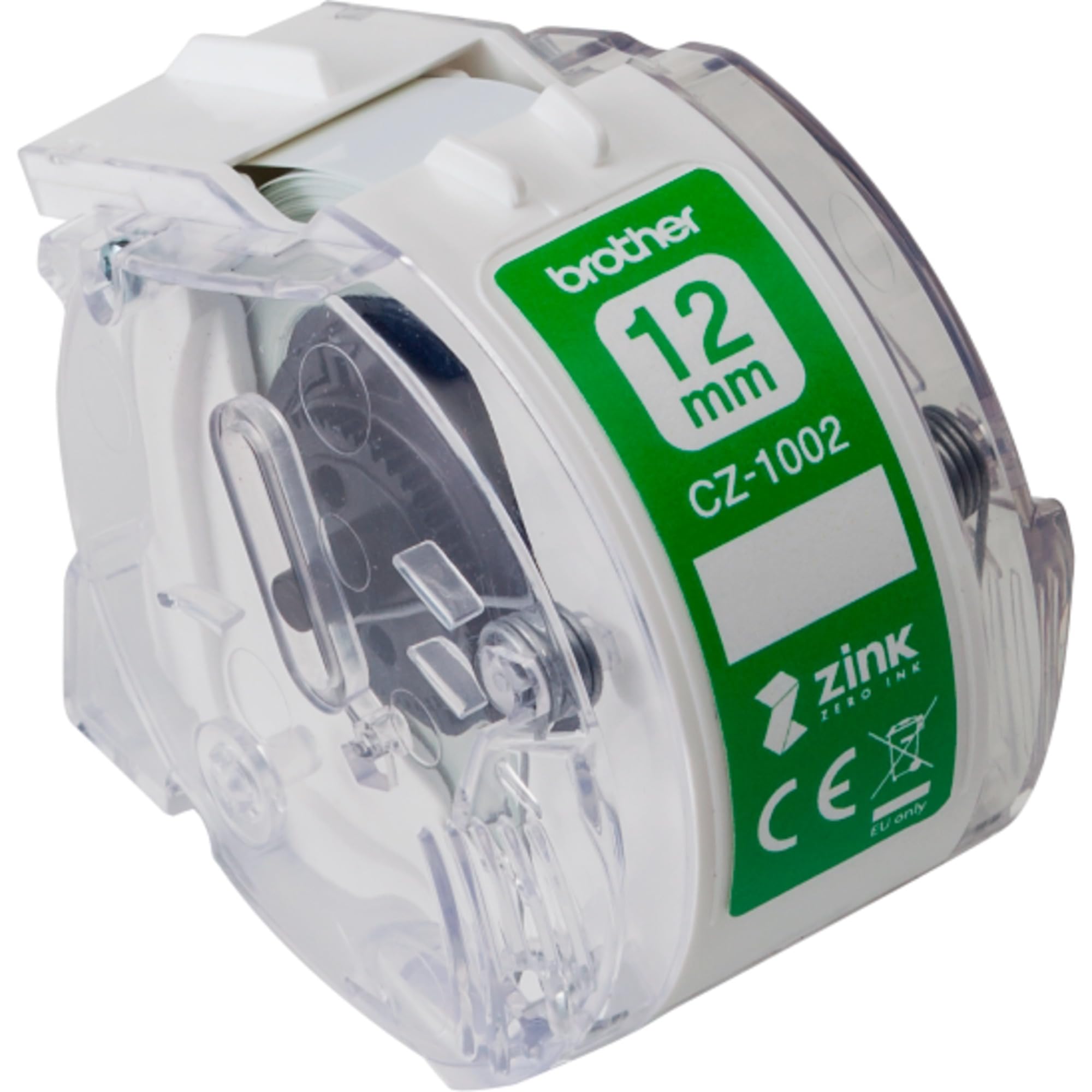 Original Brother CZ-1002 Full Colour 12mm Continuous Label Tape Roll (CZ1002)