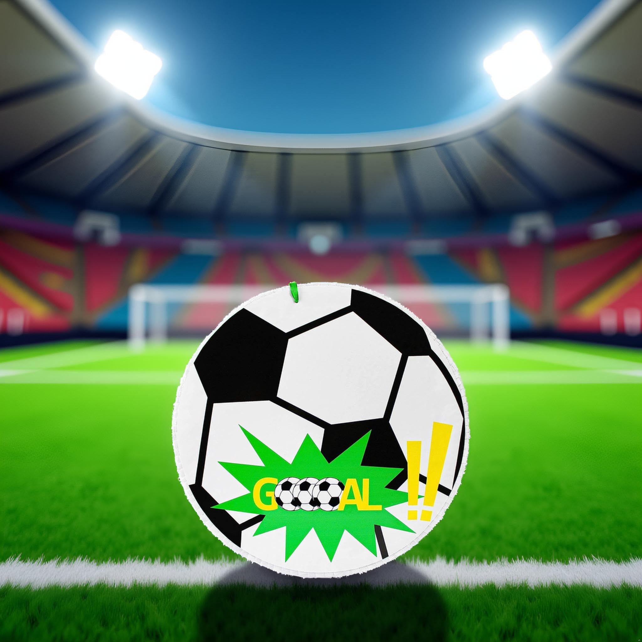 Piñata Football et Foot – Piñata d’anniversaire garçon – Vide à remplir avec bonbons et jouets – Décoration festive pour enfants – Cadeau amusant pour fête d’enfants
