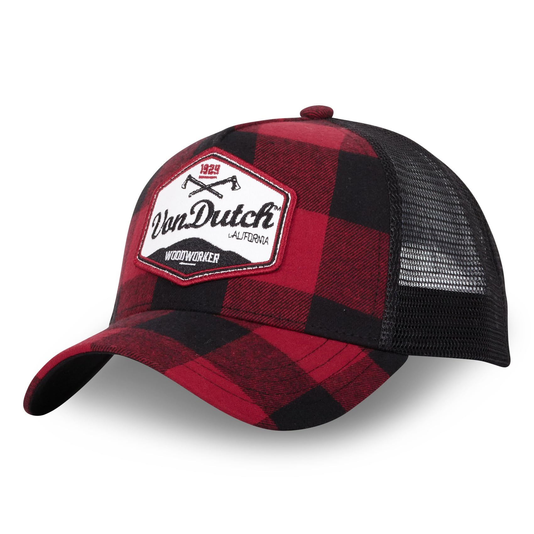 Von Dutch Casquette Homme & Femme, Casquette Trucker JACK, Ajustable