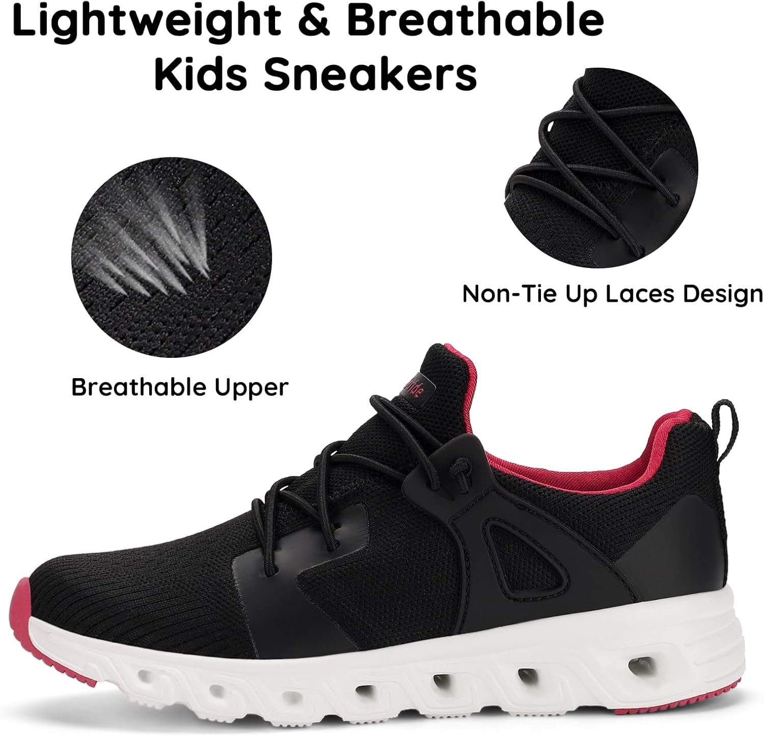 Kids Shoes for Boys Girls Running Tennis Slip On Shoes Athletic Walking Sneakers - Image 3