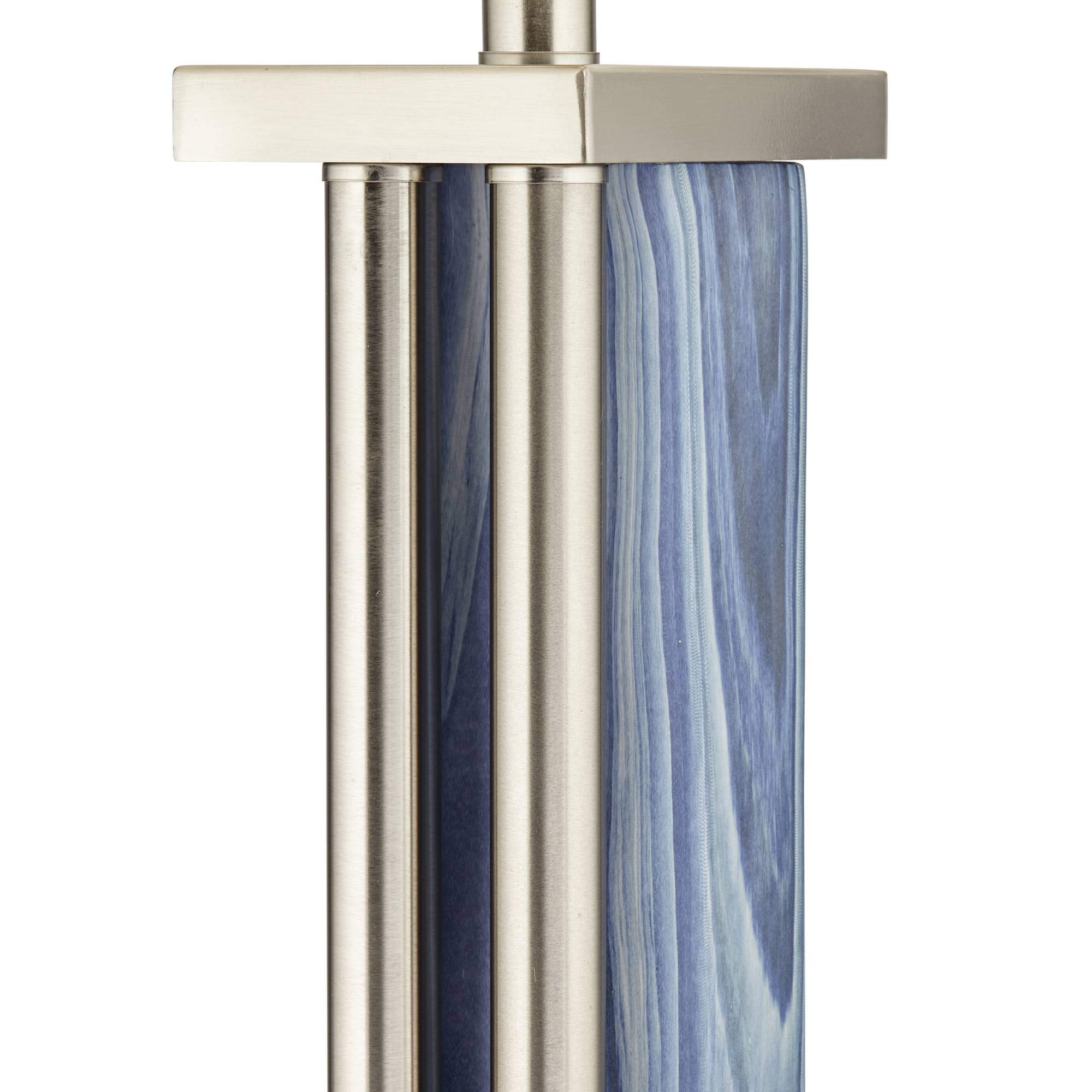 Buy Modern Coastal Table Lamps 27.75" Tall Set of 2 with USB Charging