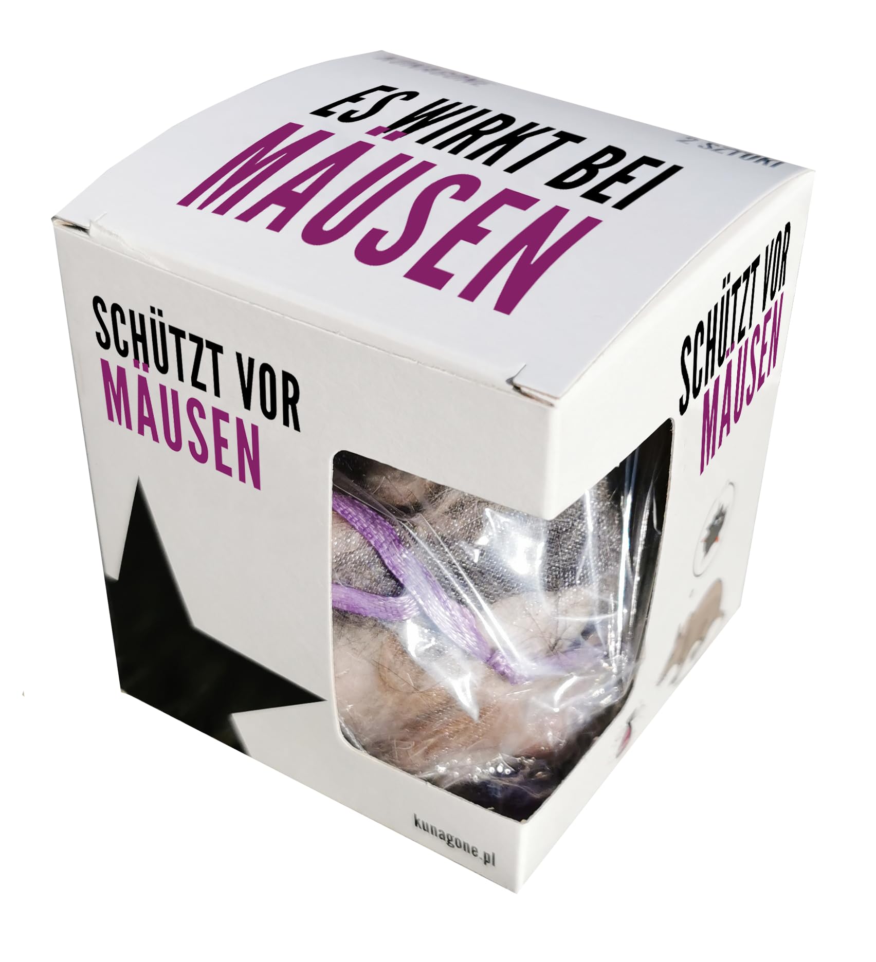 Mäuseschreck 20 Stück, Natürliches Mäuseabwehr, Mäusevertreiber, Set gegen Mäuse für Keller, Garage, Dachboden und Ferienhaus, Hundehaare mit Wachs, wirkt bis zu 3 Monate, 20 Beutel