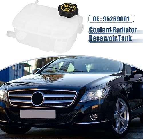 Miniatura 2 de X AUTOHAUX 1 Unidades Refrigerante Radiador Depósito Depósito 95269001 Refrigerante Desbordamiento Botella con Tapa para Buick para Chevrolet