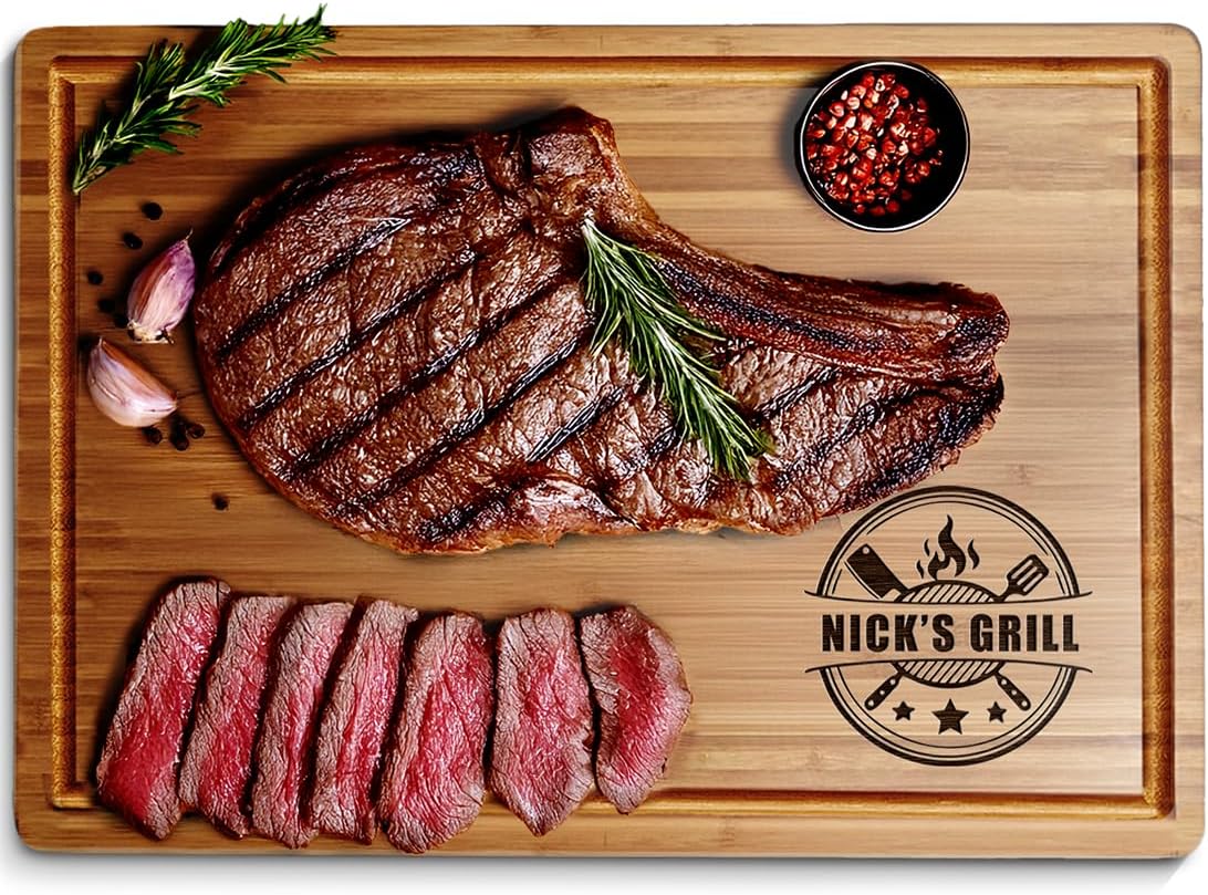 GIFTS TO ENGRAVE Personalized Grill Cutting Board