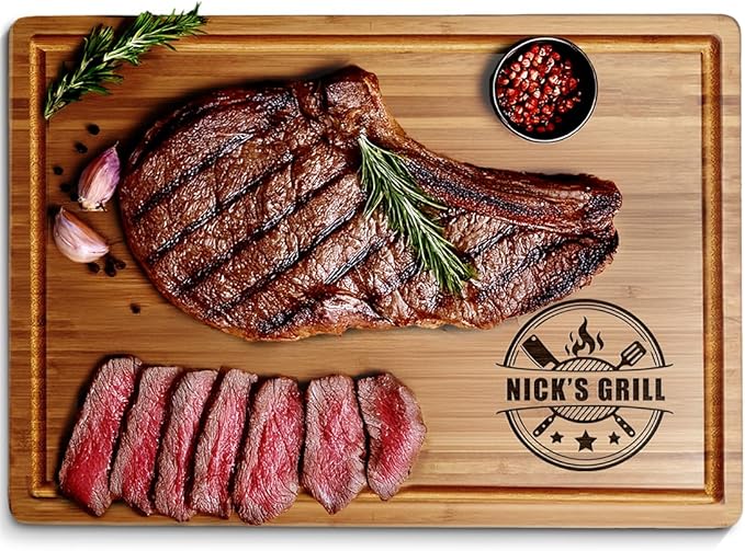 GIFTS TO ENGRAVE Personalized Grill Cutting Board