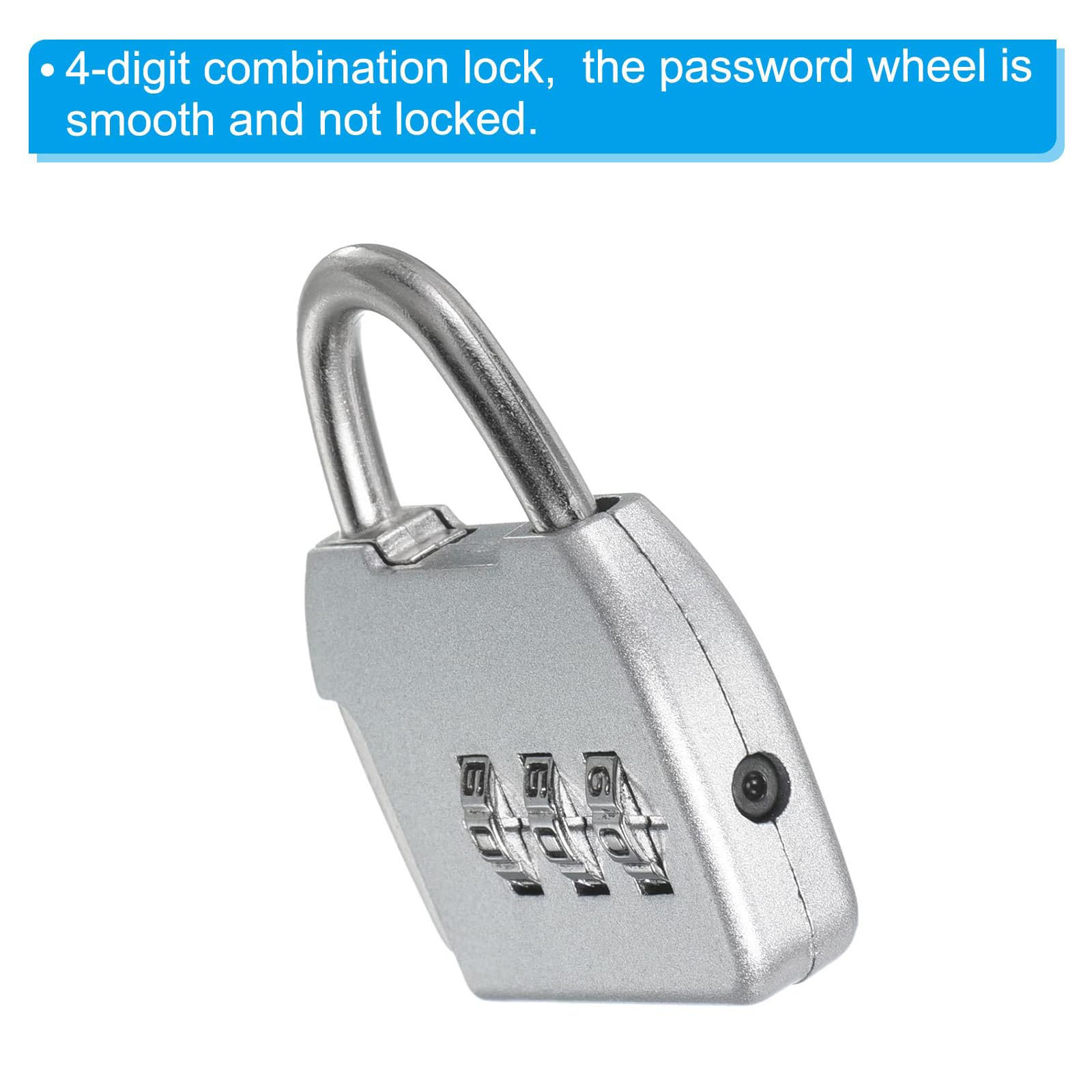 TOP-VIGOR Security Steel Cable with 3 Digit Combination Lock, 3Ft Coated Safety Wire Rope Double Loop Padlock - Image 4