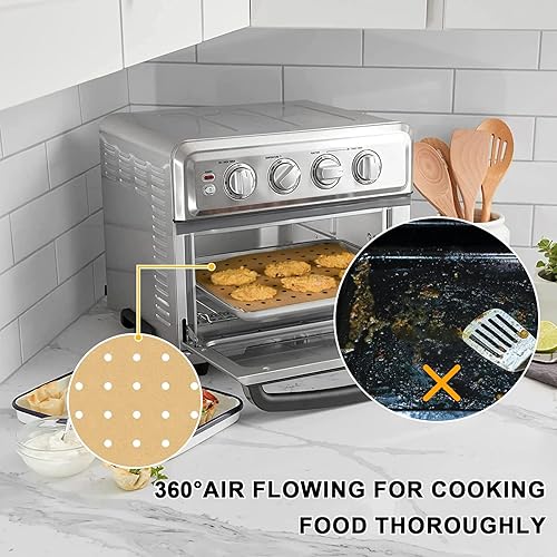 Miniatura 3 de GOAUS Hojas de papel pergamino de 9 x 11 pulgadas, forros rectangulares para horno tostador y freidora de aire, 175 piezas, forros de papel