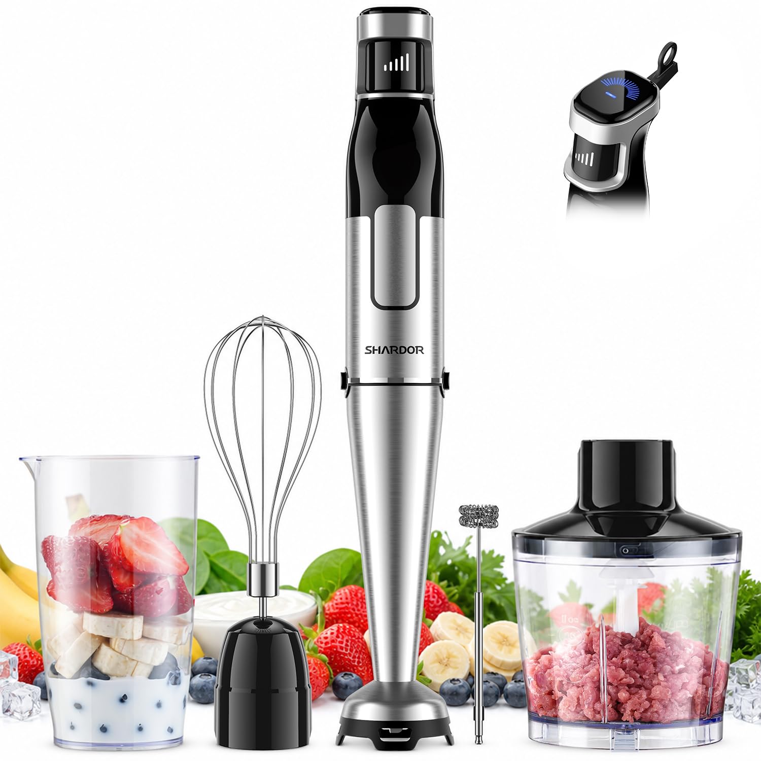 SHARDOR Immersion Blender Handheld, 1100W