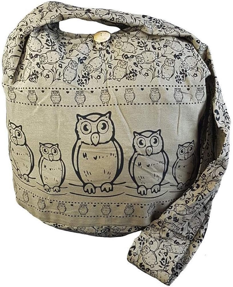 BTP Owl Hippie Boho Sling Bandolera Bandolera Bandolera Grande