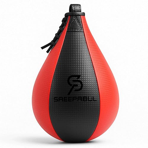 Vista 8 de Bolsa de Velocidad, Bolsa de Velocidad para Boxeo, Bolsa de Boxeo de Piel Sintética Reflex en Forma de Pera, Desarrollo de Habilidades de Reacción