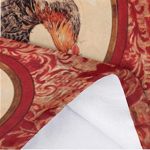 Miniatura 5 de Rooster - Soporte circular para bolsas de plástico, lindo organizador de bolsas de plástico para montaje en pared, reutilizable, grande, dispensador