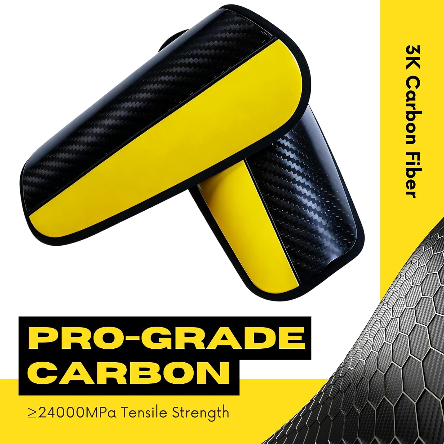 Pro Carbon Fiber Soccer Shin Guards, One Size Fits All, Dual Shell Design with 24000MPa Tensile Strength, Portable Carrying Case