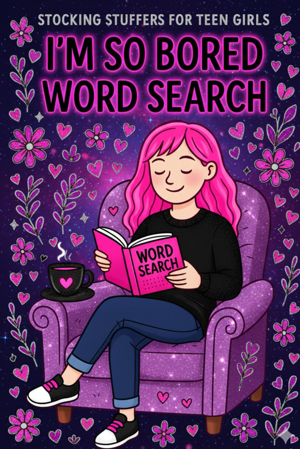 Stocking Stuffers for Teen Girls: I'm So Bored: A Cute & Cozy Word Search for Teens