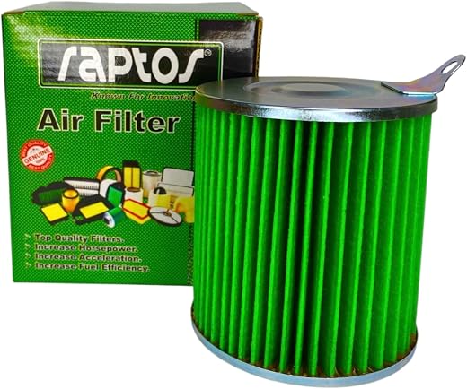 Raptos Air Filter for Honda Activa 110cc, Honda Activa New and Hero Maestro, Direct Fit, Premium Quality, Cylindrical, Per...