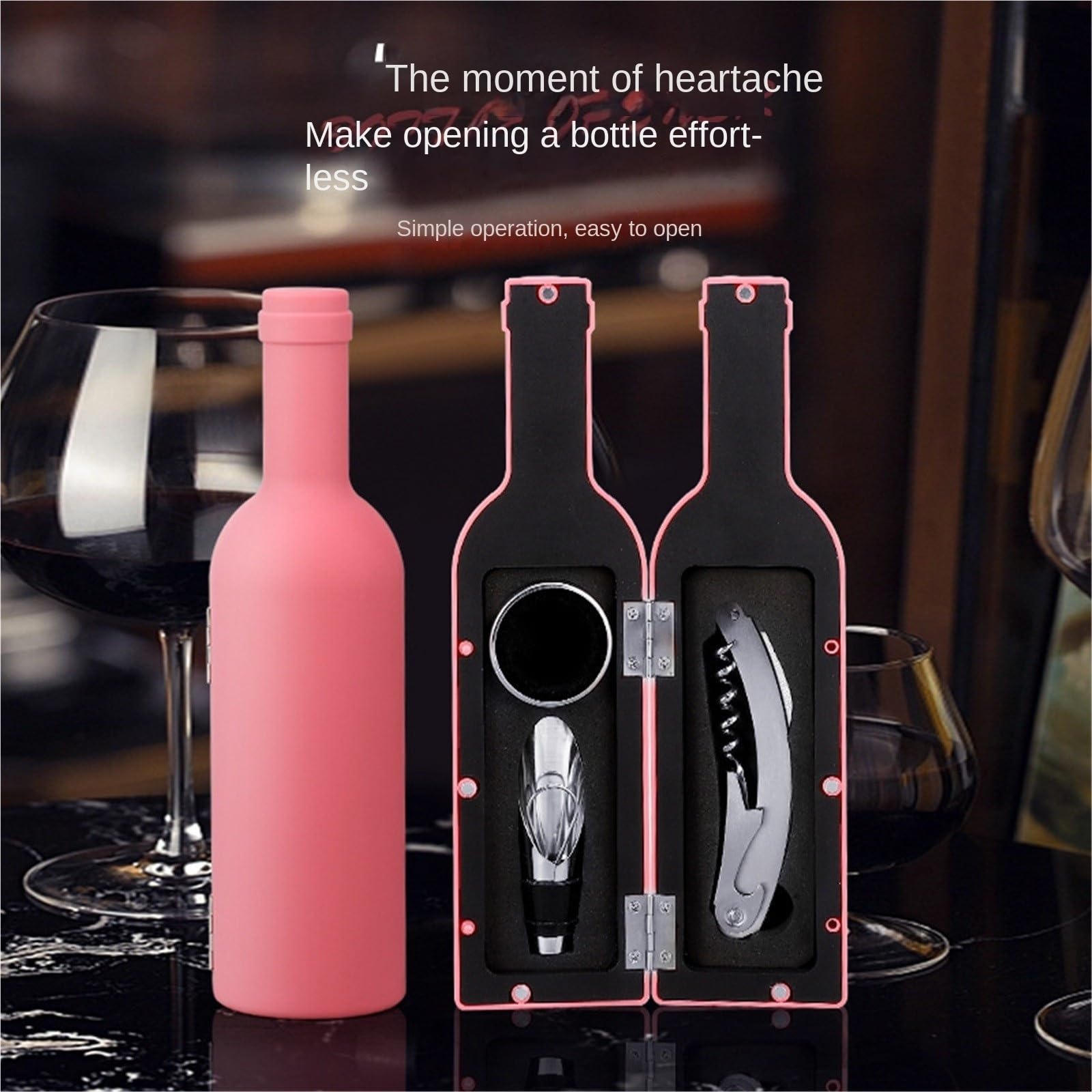 Flaschenöffner Für Küche Flaschenöffner-Set Edelstahl Wein Und Zubehör Bar Camping