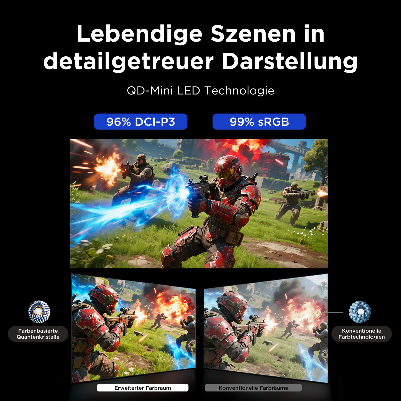 Tcl Gaming Monitor QD-Mini-LED64 25 Zoll – Bild 6