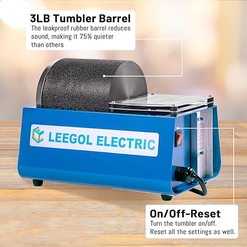 Miniatura 4 de Leegol Electric Vaso de piedra de roca de 3 libras