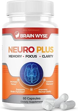 Neuro Plus Brain and Focus Supplement Brain Wyse Pill 60 Capsules