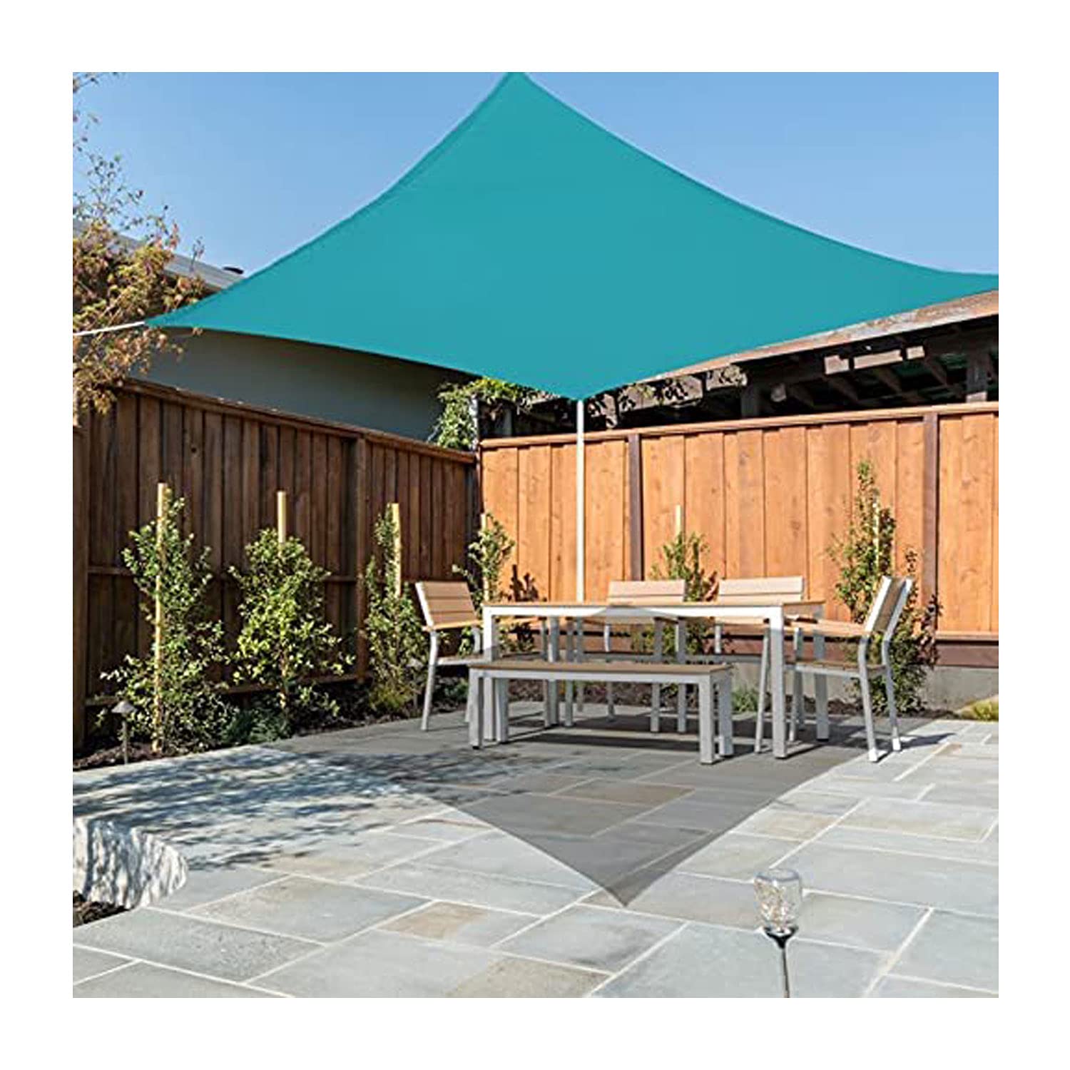 Toile de sunshade carré 2x2m en PES de qualité supérieure durable - 8