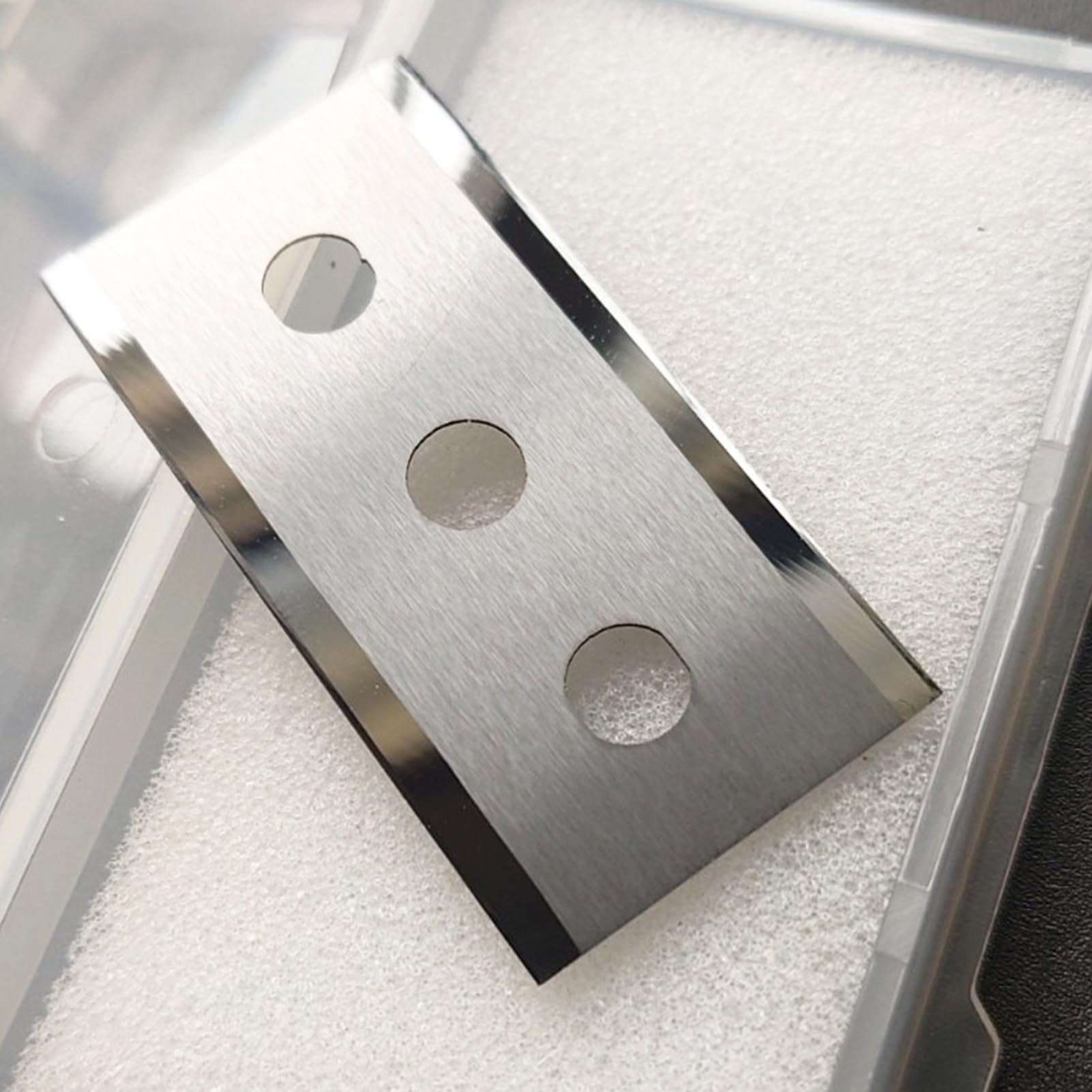 15 Pezzi Lame di Ricambio per Raschietti,Lame Di Tre Fori Per Raschietti,Raschietto Vetro,Raschietto a in Acciaio Inox per Pulito,per la Finestra,Cucina,Bagno