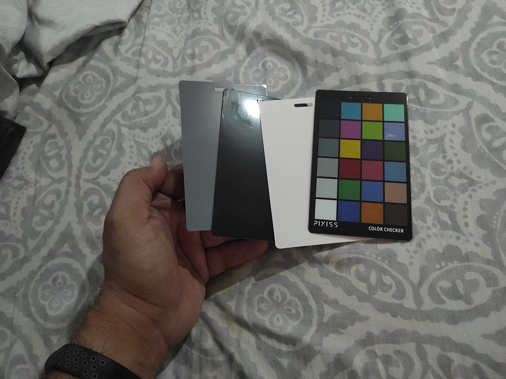Pixiss Camera Color Correction White Balance Card, 4In1 Color ...