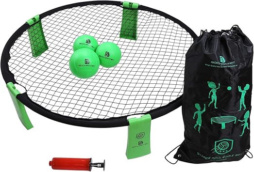 Amazon Co Jp Bochamtec Strikeball 3ボールゲームキット バウンスネット プレイネット ボール3個 キャリーバッグ ルールブック付き グリーン おもちゃ Amazon Co Jp Bochamtec Strikeball 3ボールゲームキット バウンスネット プレイネット ボール3個 キャリーバッグ ルールブック付き グリーン おもちゃ