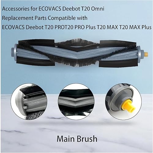 Miniatura 2 de Accesorios para ECOVACS Deebot T20 Omni: piezas de repuesto compatibles con ECOVACS Deebot T20 PRO T20 PRO Plus T20 MAX T20 MAX Plus Filtro de