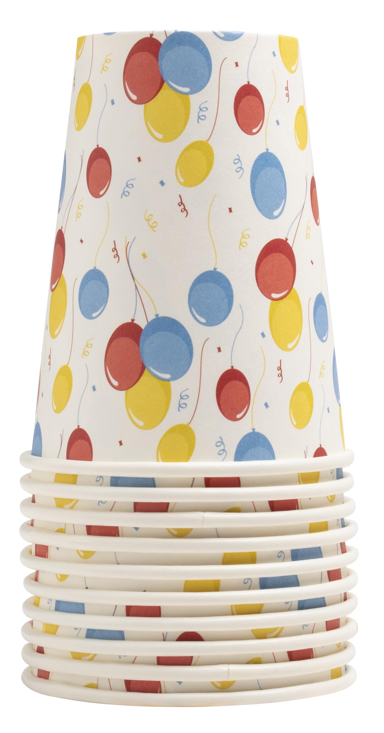 Pro Tablecloth 89140i 10 Paper Cups 20 cl Balloons