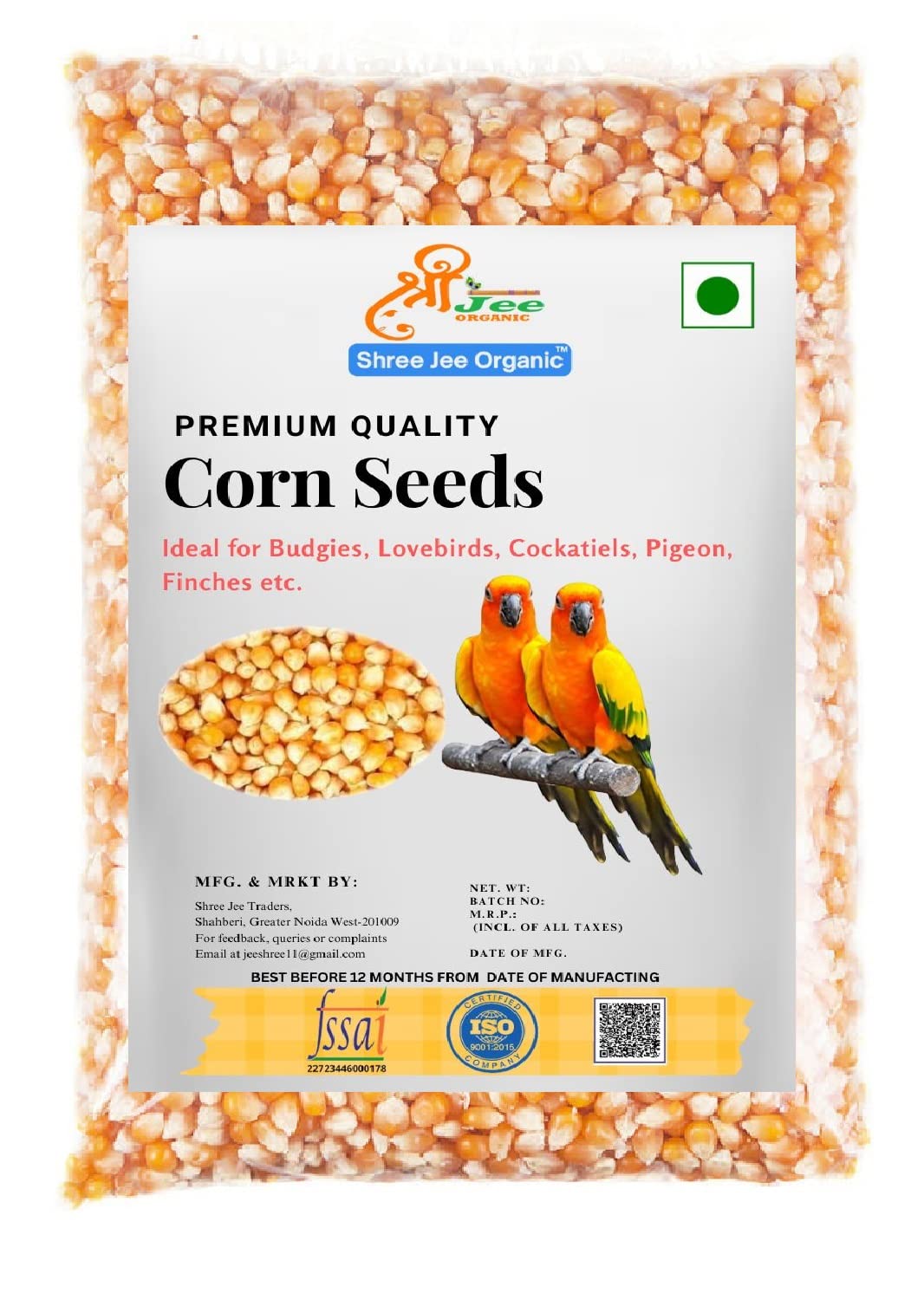 Shree JEE Dry Corn Seeds (Maize 1.5 kg) Bird Food for Pigeons, Squirrel, Garden Animals, Doves, Canaries, Finches, Waxbills, Budgies, Lovebirds, Cockatiels (B0BYJ4HVPN) Amazon Price History, Amazon Price Tracker