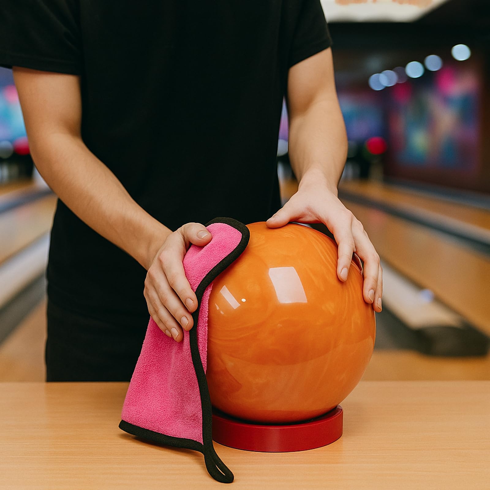 Amazon.co.jp: WodGod レッドボーリングボールスピナー、研磨やボール