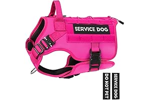 PETNANNY Tactical Dog Harness in Pink: Your Dog's Perfect Training Companion