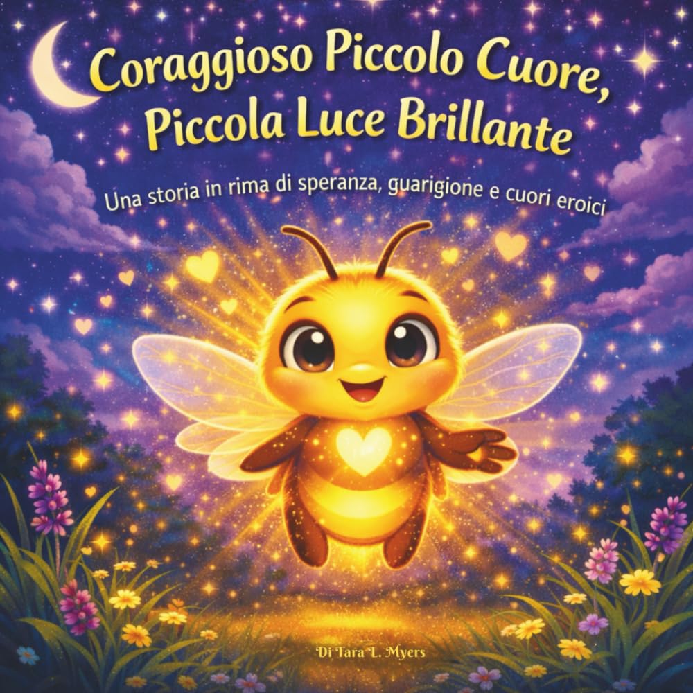 Coraggioso Piccolo Cuore, Piccola Luce Brillante: Libro illustrato per bambini | Una storia in rima di speranza, guarigione e cuori eroici | ... 8 anni (Children's Storybooks in Italian)