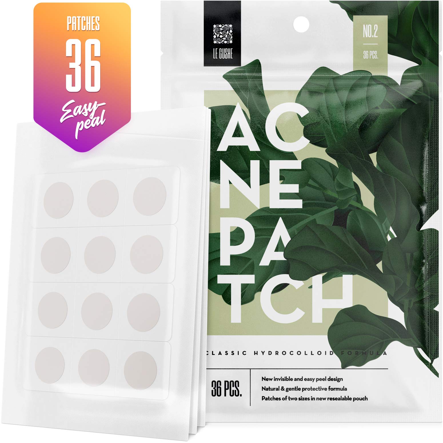 Acne Pimple Master Patch 36 dots - Absorbing Hydrocolloid Blemish Spot Skin Treatment and Care Dressing