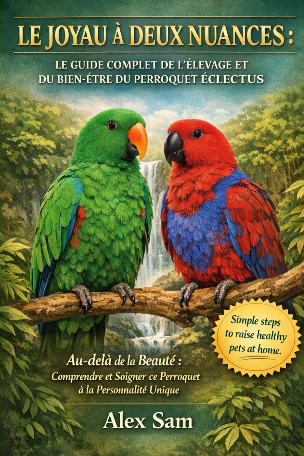 LE JOYAU À DEUX NUANCES : LE GUIDE COMPLET DE L'ÉLEVAGE ET DU BIEN-ÊTRE DU PERROQUET ÉCLECTUS: Au-delà de la Beauté : Comprendre et Soigner ce Perroquet à la Personnalité Unique