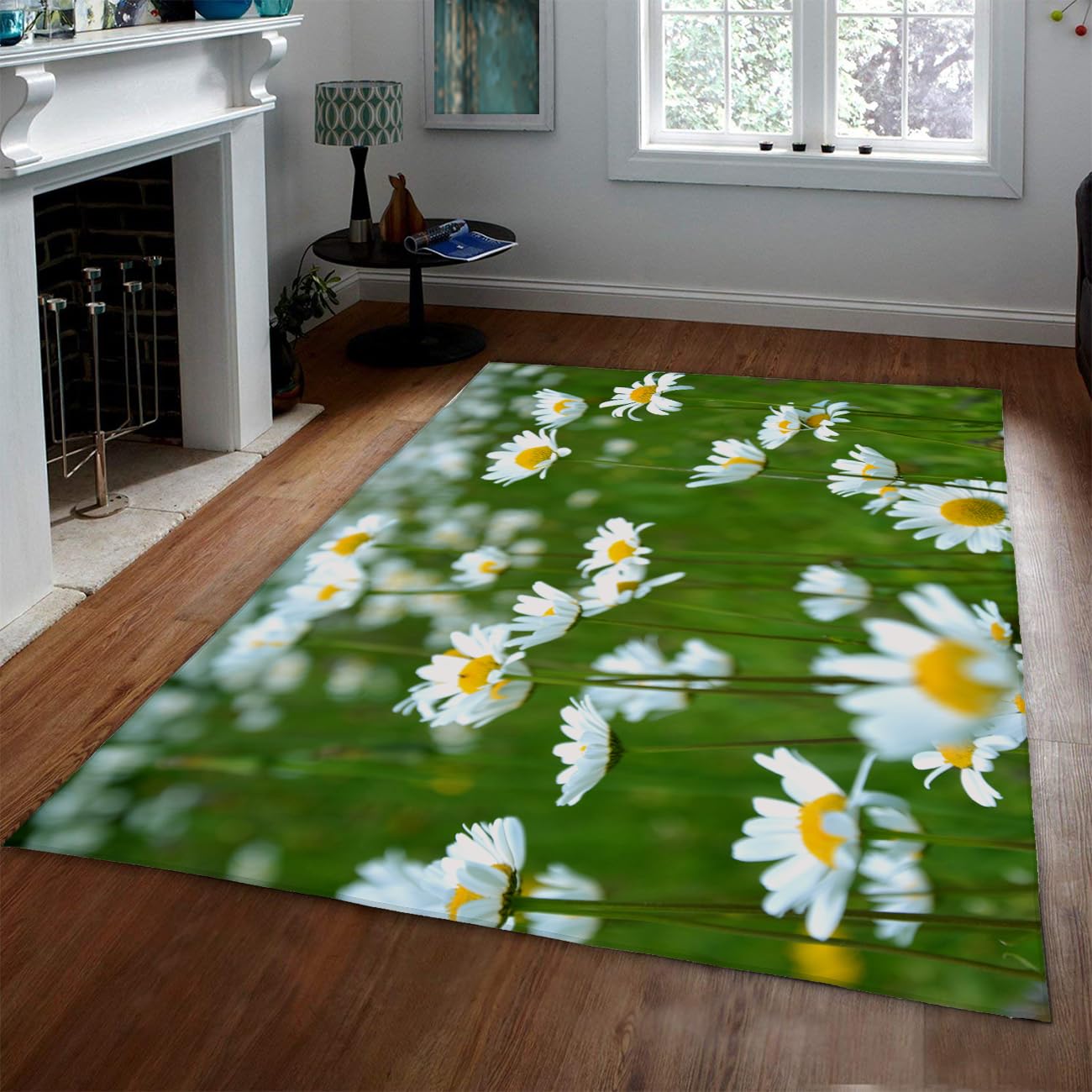Tapis antidérapant lavable 180x240cm résistant aux taches de nourriture pour salle à manger