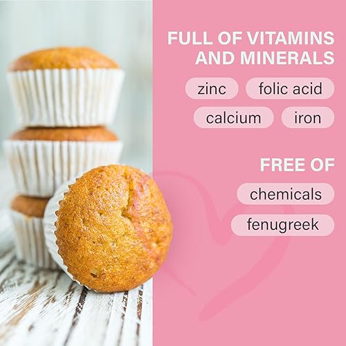 Miniatura 4 de COOKIES, THEN MILK Mezcla de magdalenas de plátano para lactancia con avena, suplemento natural de lactancia sin gluten, aumenta el suministro de