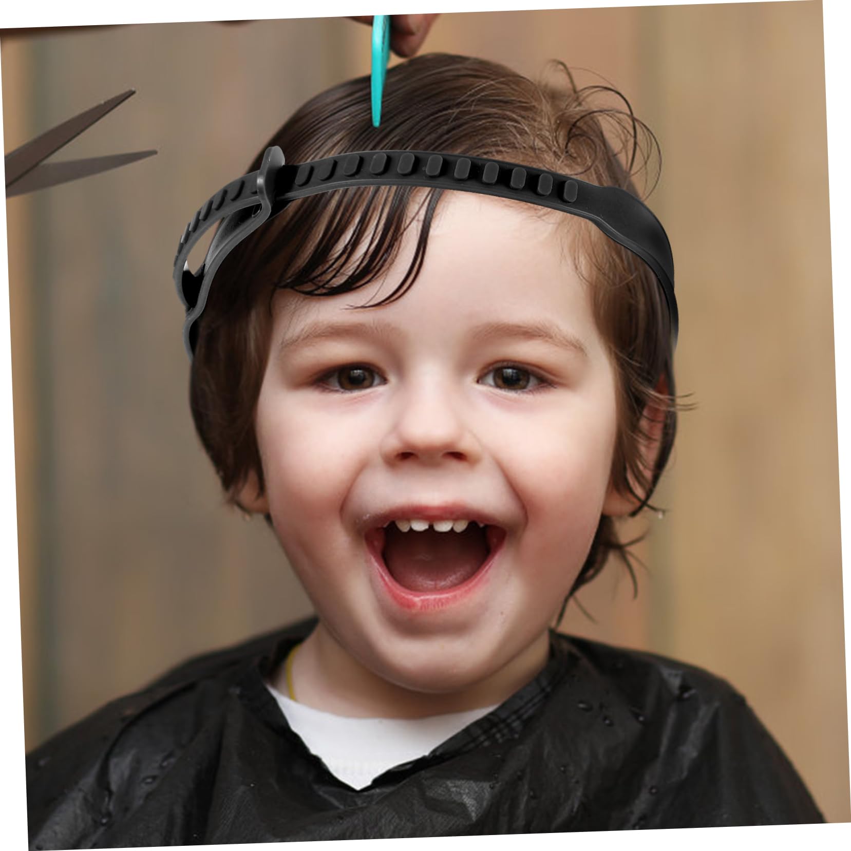 SOESFOUFU Silicone Trimpocket Haircut Guide Hair Cutting Band Fade Guide for Men Hair Shaping Tool for Hair Cutting Hair Trimming Guide Collar