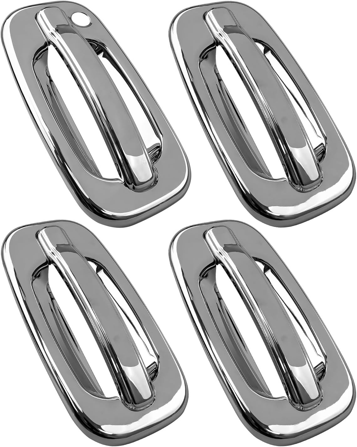 Chrome Door Handle Covers Fit for Chevrolet Avalanche Silverado Suburban Tahoe GMC Yukon Sierra 1999-2006 Cadillac Escalade 2002-2006, Passenger Side Keyhole