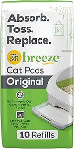 Purina Tidy Cats Breeze Litter System Cat Pad Refills 10ct. Pack Tidy Cats Cat Litter Pads - 10 ct. Pouch