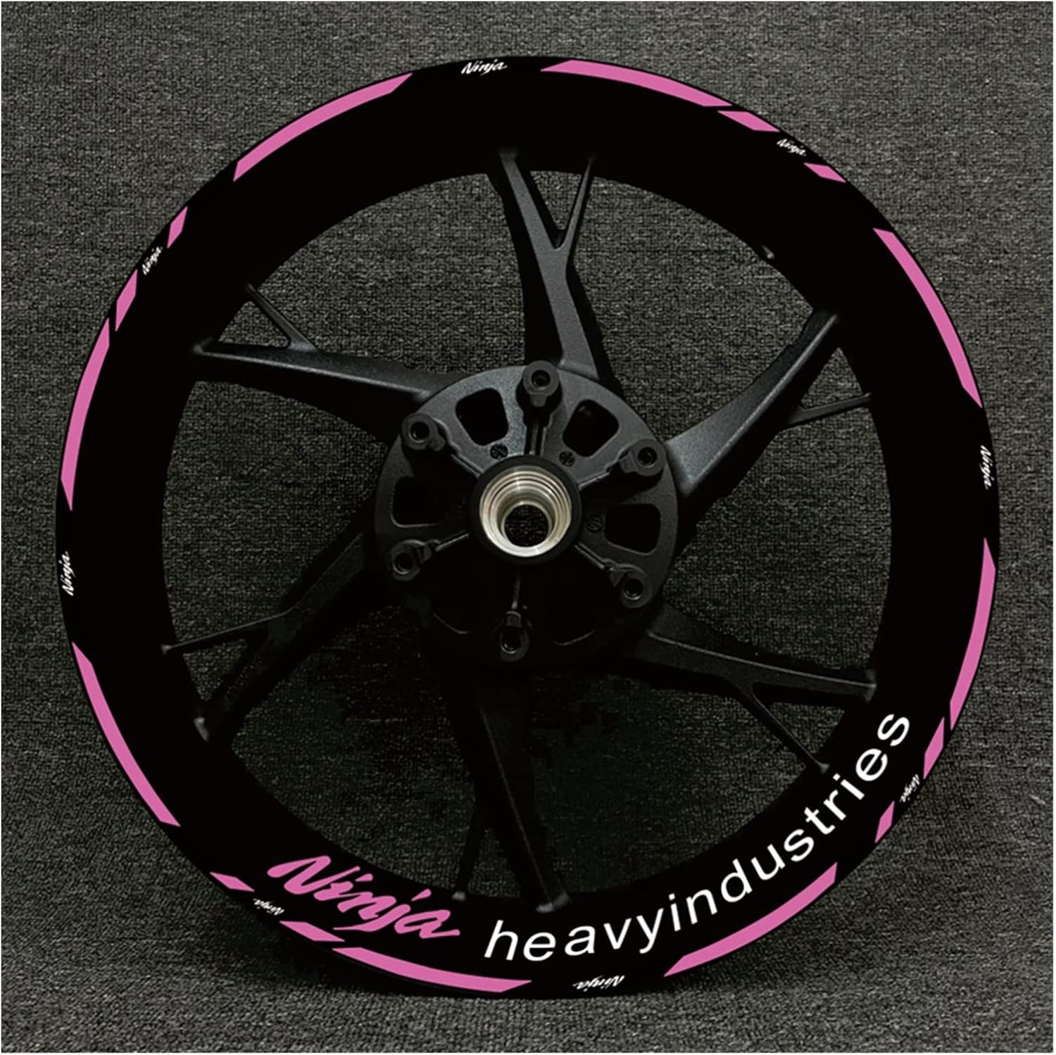 ホイールステッカーリムデカー ホイールハブデカール装飾ロゴ為に忍者