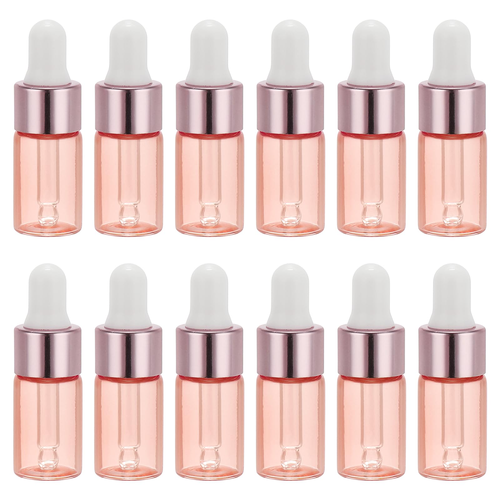 Flacon compte-gouttes en verre rose pour emporter vos sérums et parfums partout