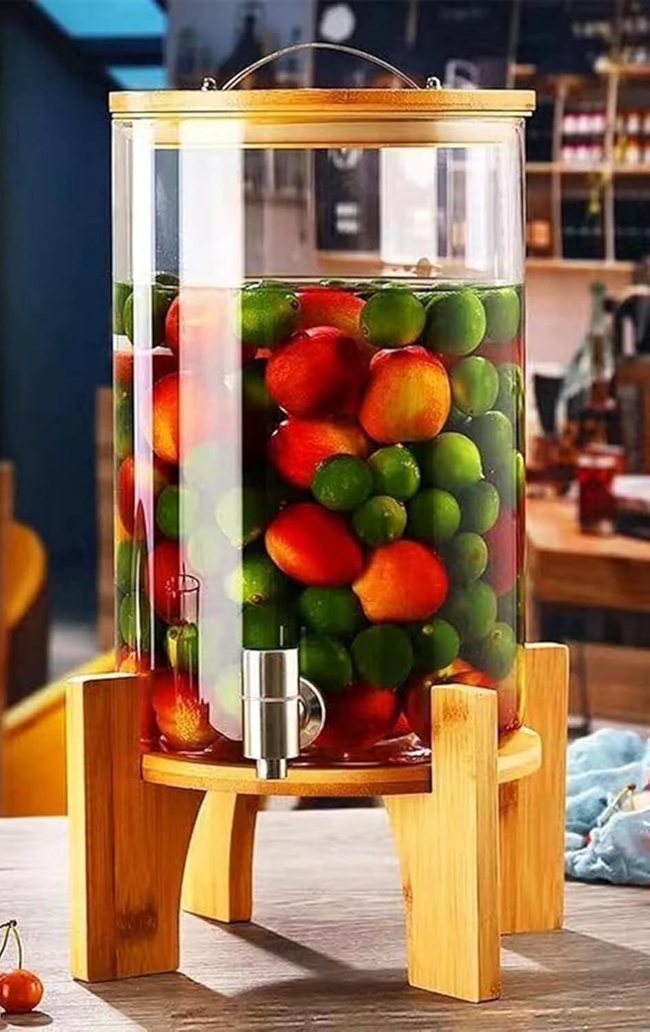 業務用ジュースディスペンサー、タップ付き24Lコールドホットドリンク