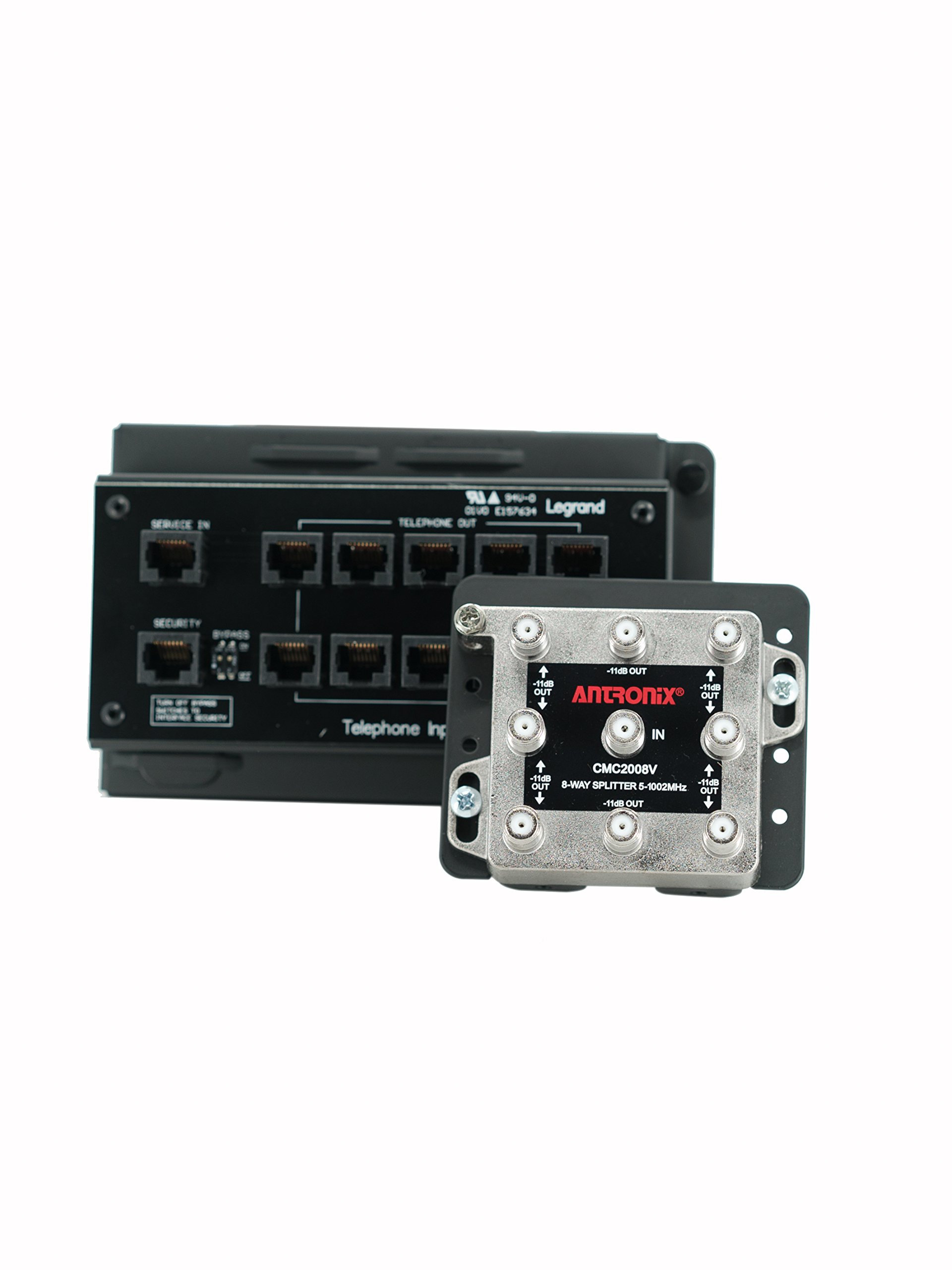 Módulo combo RJ45 Legrand On-Q CO1045 con puerto prioritario RJ31X