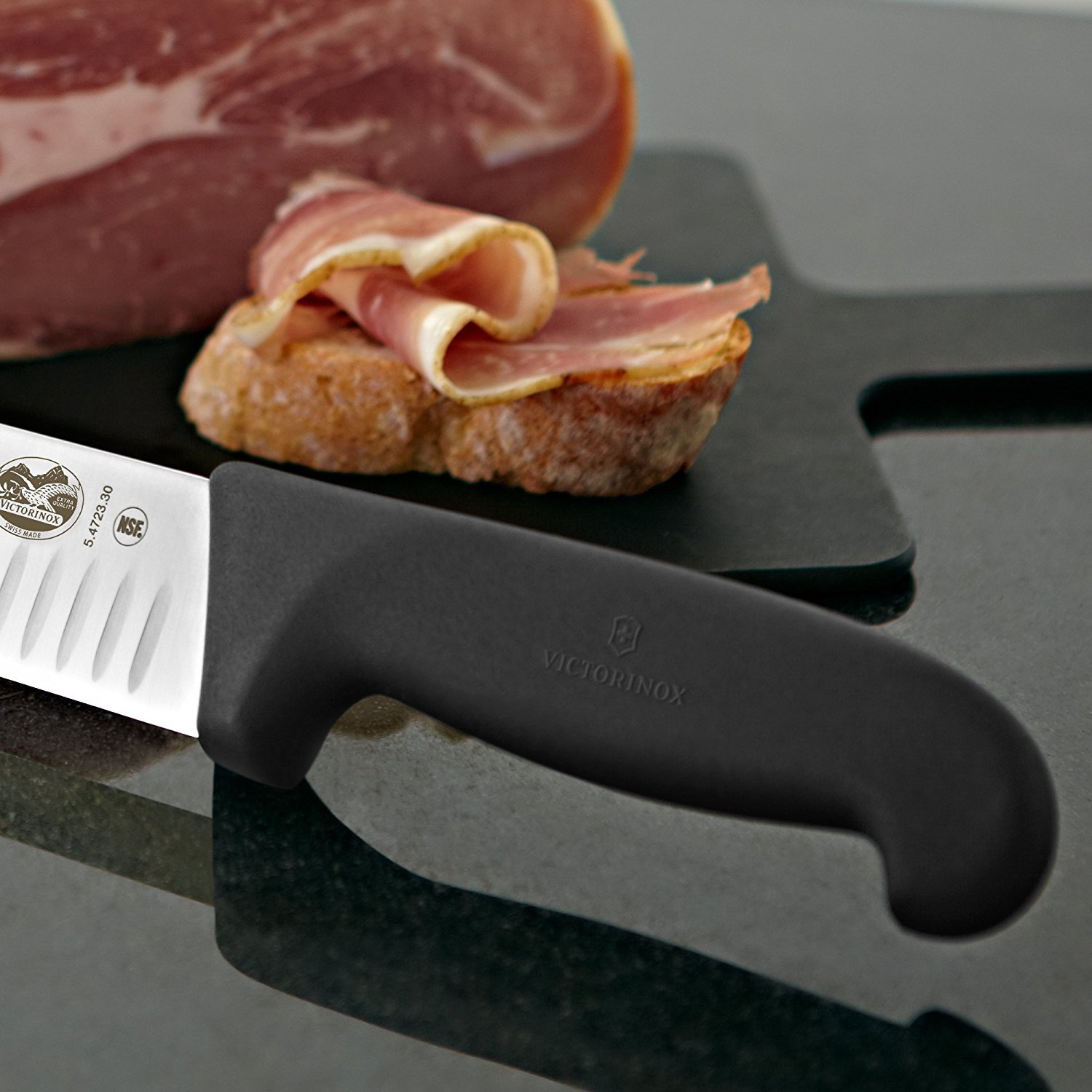 Victorinox 12 Inch Slicing Knife | High Carbon Stainless Steel Granton Blade For Efficient Slicing Fibrox Pro Handle product thumbnail 5