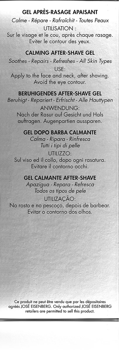 EISENBERG Homme Le Gel Après Rasage Apaisant, 75 ml